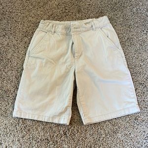 Boys tan dress shorts
